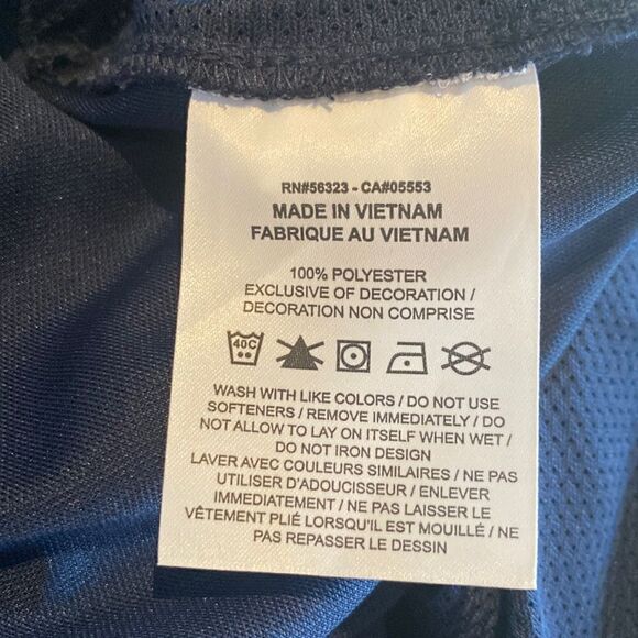 Nike Men’s Navy Slim Fit Short Sleeved T-Shirt Dri-Fit Technology M NWT - Picture 8 of 10